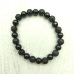 Pulseira Turmalina Negra e Rocha Vulcânica