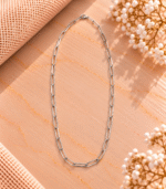 Collar de Cadena - Acero Inoxidable - Plateado