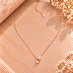 Fio C/Pérola - Rose Gold