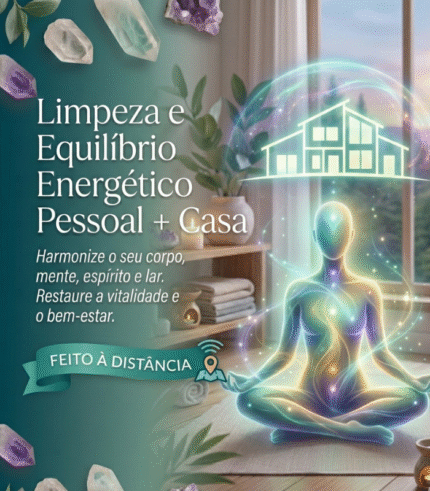 Limpeza e Equilíbrio Energético Pessoal + Casa
