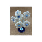 Arvore da Fortuna/Sorte 6 Botões - Prateada