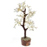 Árvore  de Aquamarine com Base em Madeira