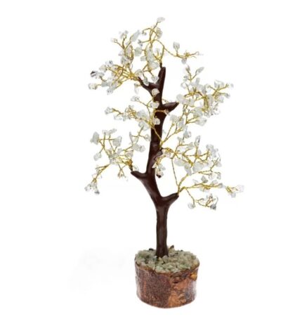 Árvore  de Aquamarine com Base em Madeira