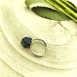 Anel Ajustavel C/ Turmalina Negra