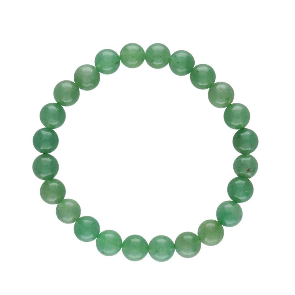 pulseira-de-quartzo-verde-8mm Pulseira com Quartzo Verde 8 mm - Image 1