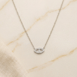 Fio em Aço Com Olho Turco Prateado