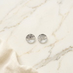 Brincos em Aço Prateado C/ Árvore da Vida