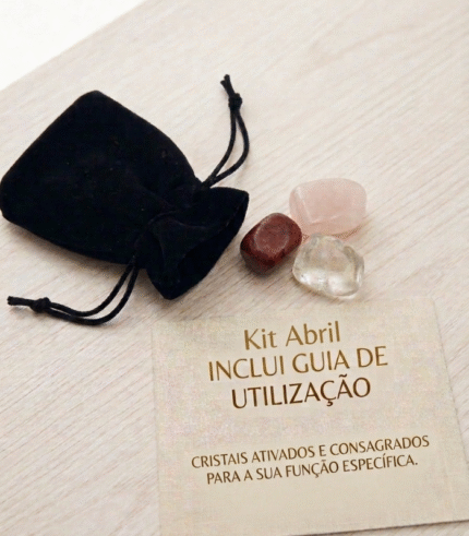 Kit de Cristais de Abril - Edição Especial Consagrada
