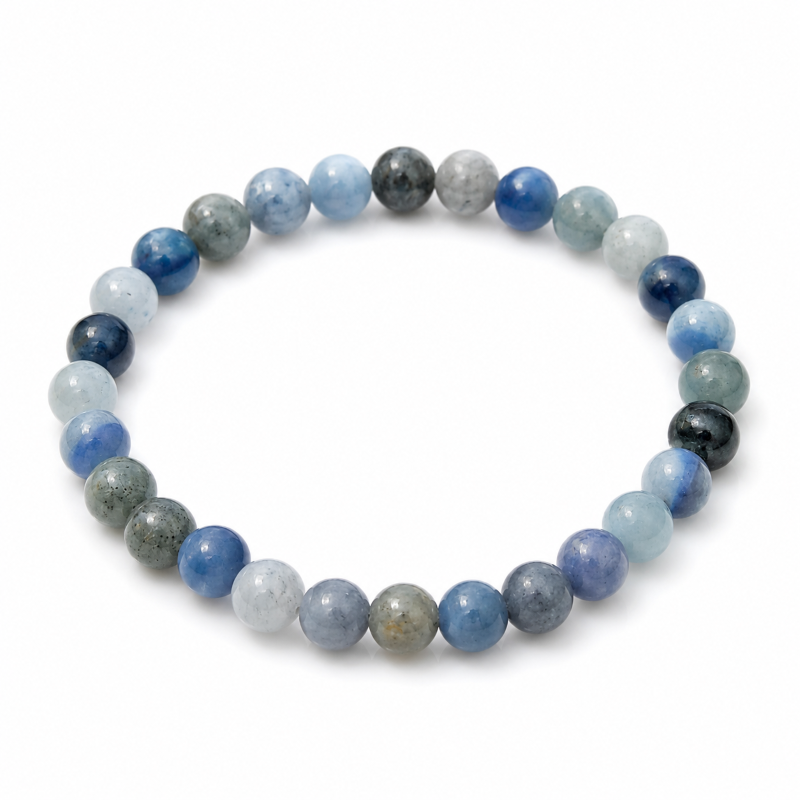 46545 Pulseira de Quartzo Azul 6mm - Image 1