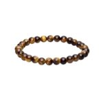 Pulseira Com Olho de Tigre 6 mm