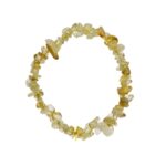 Pulseira com chip de citrino aquecido