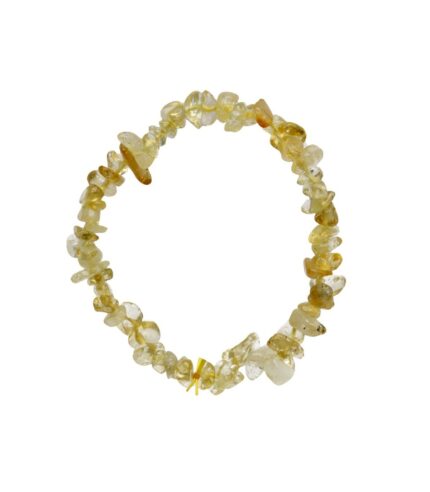 Pulseira com chip de citrino aquecido